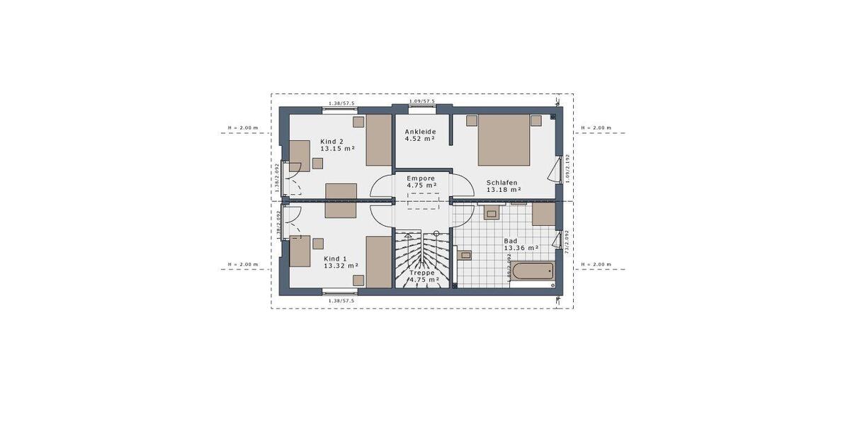 Einfamilienhaus Essen Stadtbezirk IV - 4 Zimmer, 134 m&sup2;, 1.650&euro; | Angebot:24365180