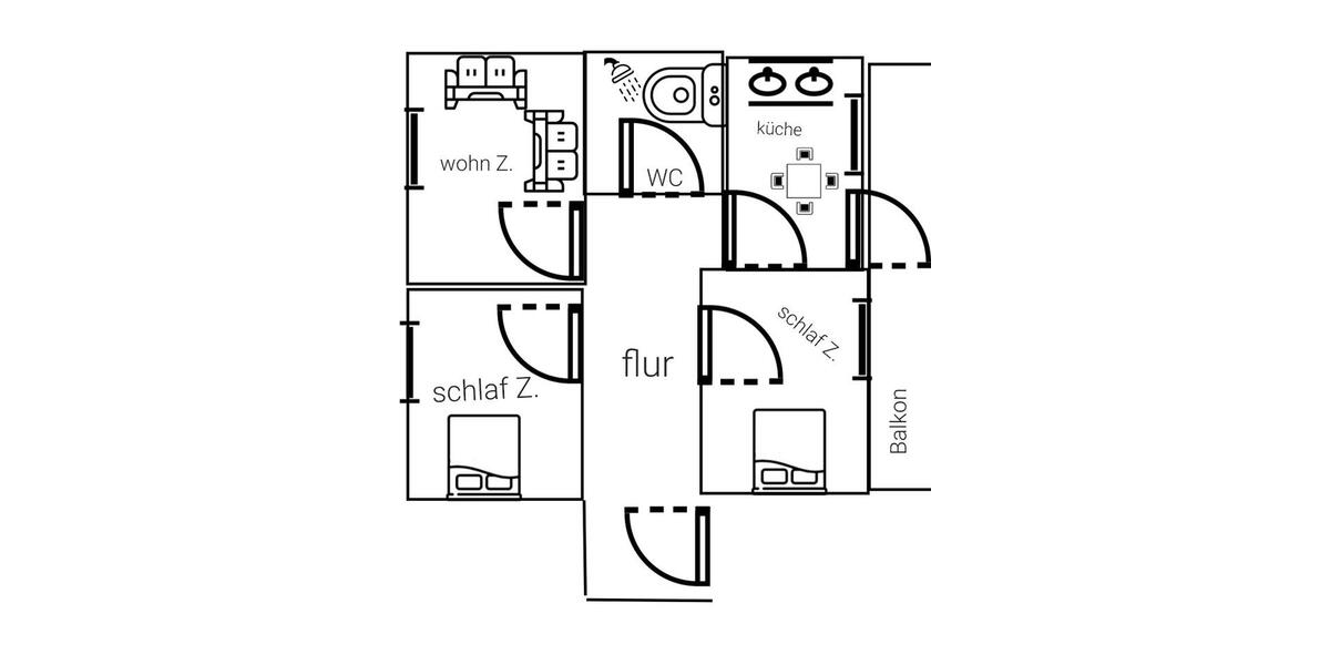 Etagenwohnung Oberhausen Osterfeld - 7 Zimmer, 138 m&sup2;, 218.000&euro; | Angebot:26730629