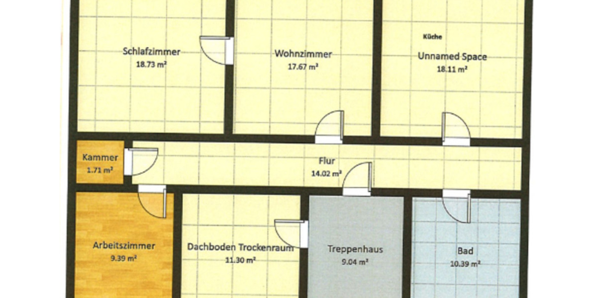 Dachgeschoßwohnung Gelsenkirchen Gelsenkirchen-Mitte - 3 Zimmer, 90 m&sup2;, 700&euro; | Angebot:25097067