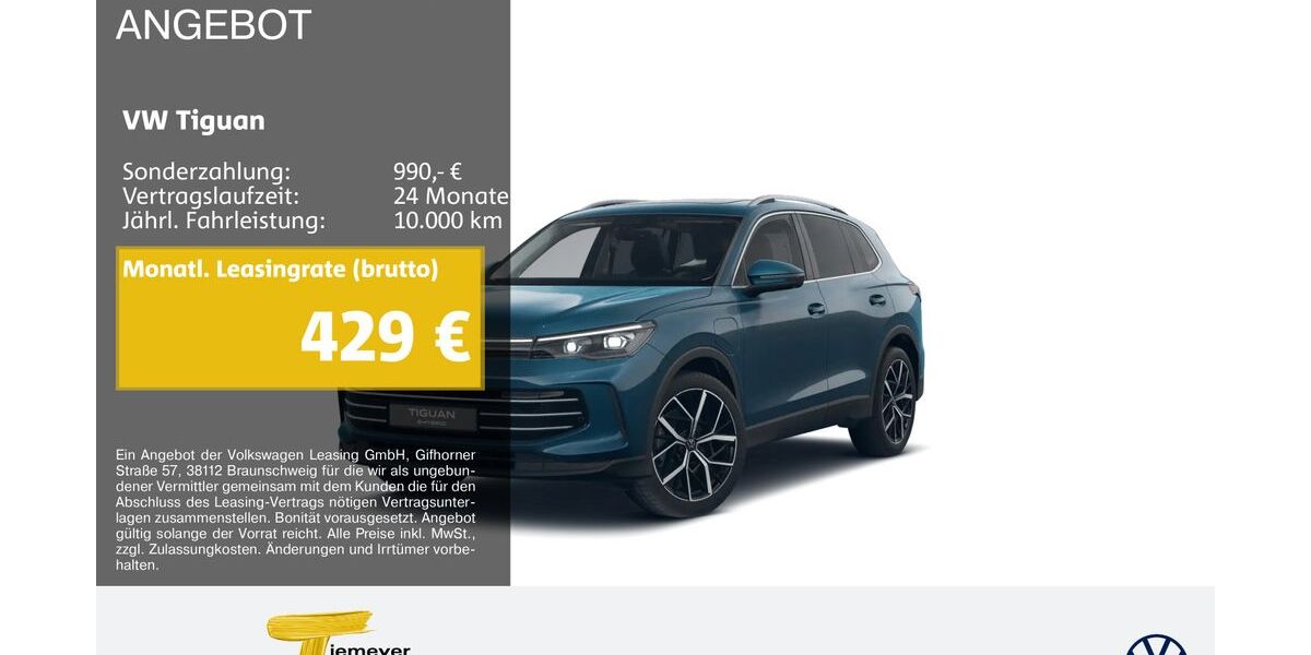 VW Tiguan 13.264 km 43.820 &euro; Bochum 44892