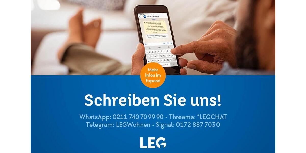 Erdgeschoßwohnung Duisburg Huckingen - 3 Zimmer, 70 m&sup2;, 350&euro; | Angebot:26661759