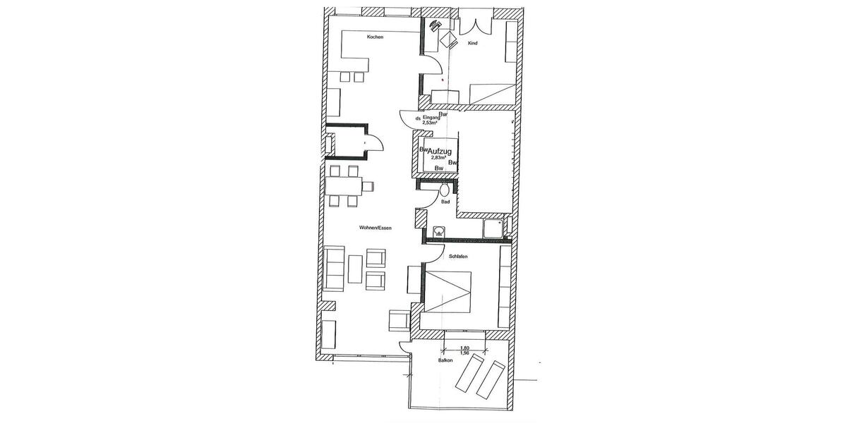 Etagenwohnung Essen Stadtbezirk II - 3 Zimmer, 100 m&sup2;, 1.500&euro; | Angebot:25956773