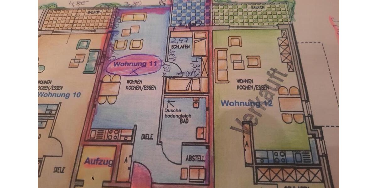 Etagenwohnung Haltern am See - 2 Zimmer, 65 m&sup2;, 220.000&euro; | Angebot:26266039