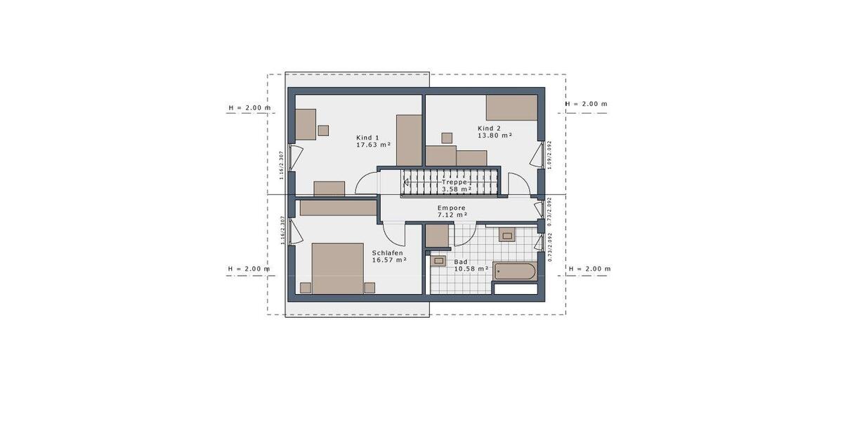 Einfamilienhaus Moers - 5 Zimmer, 140 m&sup2;, 2.200&euro; | Angebot:26665364