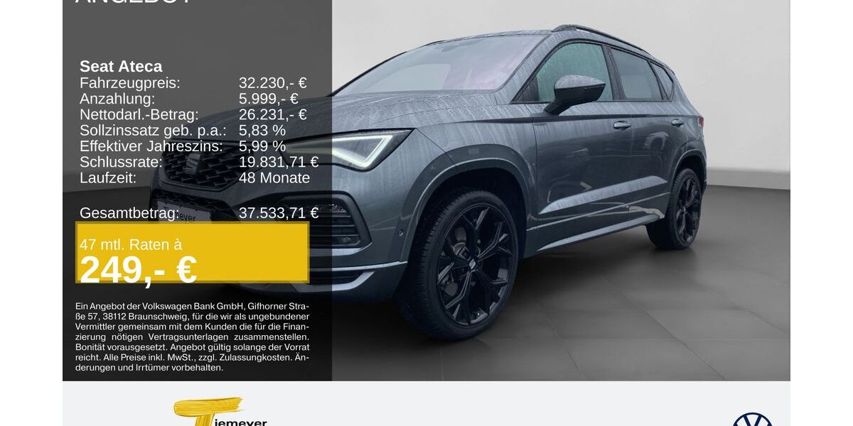 Seat Ateca 13.534 km 30.610 &euro; Bochum 44892