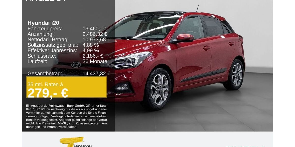 Hyundai i20 49.530 km 12.990 &euro; Bochum 44809