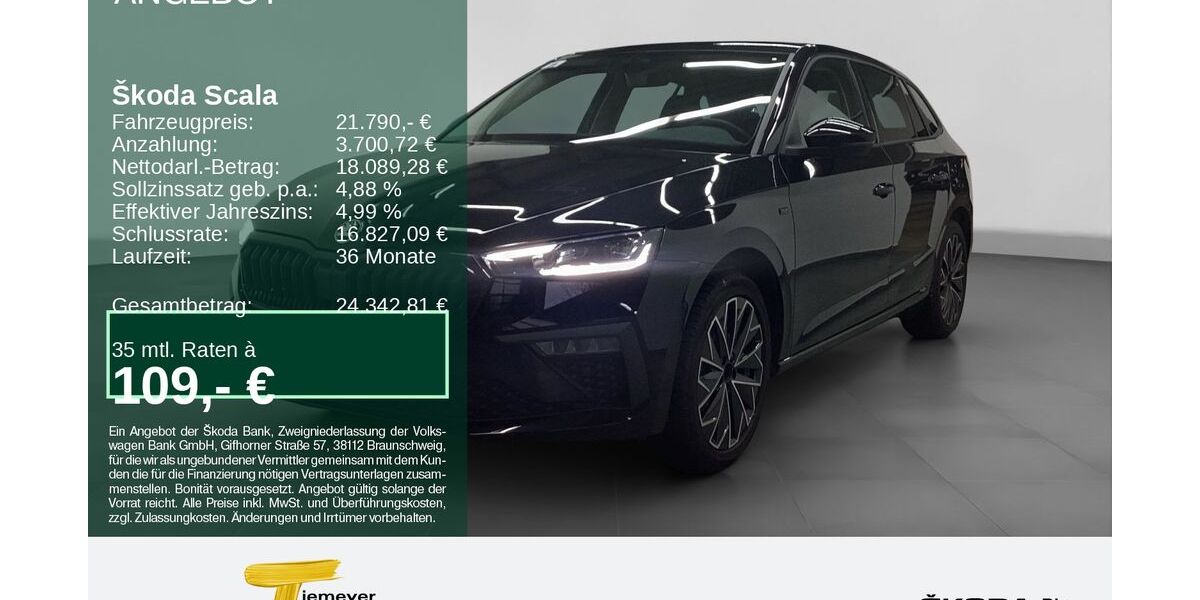 Skoda Scala 25.558 km 20.790 &euro; Bochum 44809