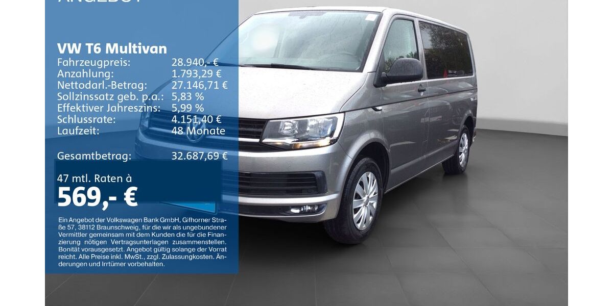 VW T6 Multivan 102.629 km 28.940 &euro; Gelsenkirchen 45894