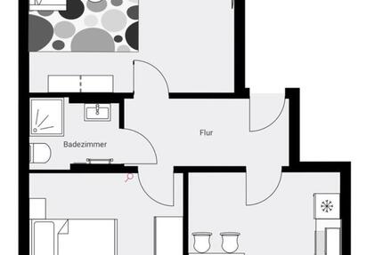 Wohnung Gelsenkirchen - 2 Zimmer, 59 m&sup2;, 750&euro; | Angebot:21171428