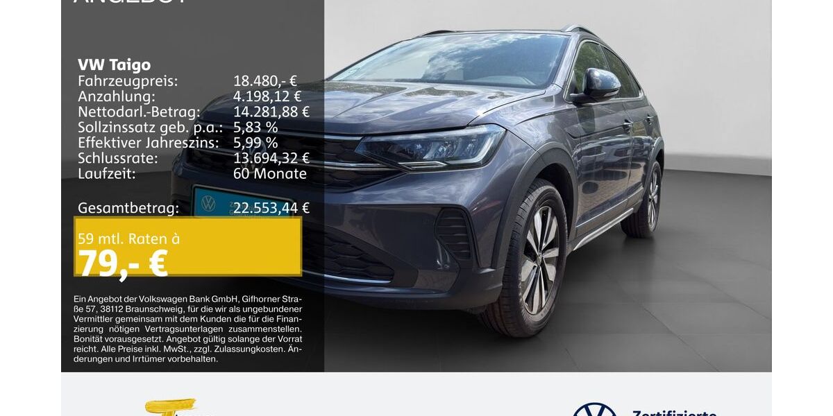 VW Taigo 2.275 km 18.480 &euro; Castrop-Rauxel 44575