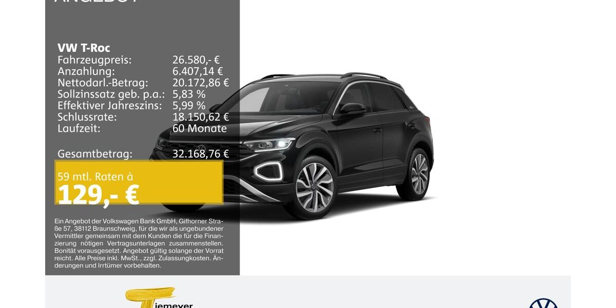 VW T-Roc 29.320 km 25.460 &euro; Oberhausen 46047