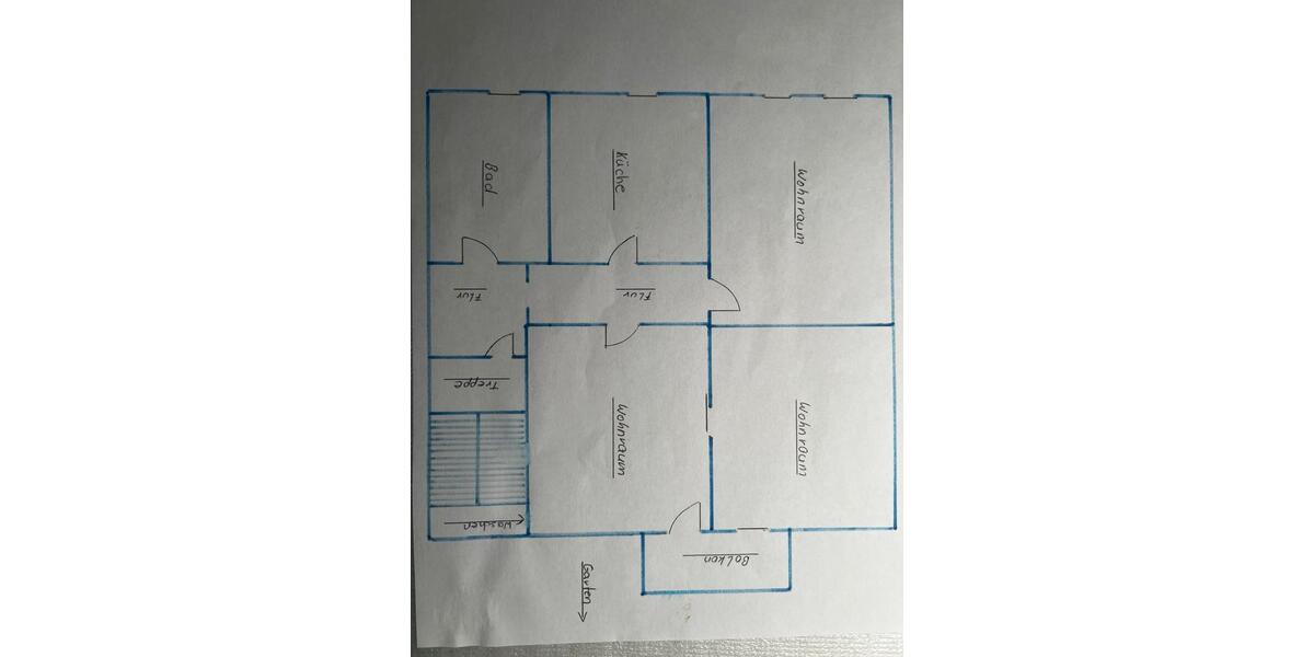 Etagenwohnung Oberhausen Schmachtendorf - 3 Zimmer, 72 m&sup2;, 720&euro; | Angebot:26679357