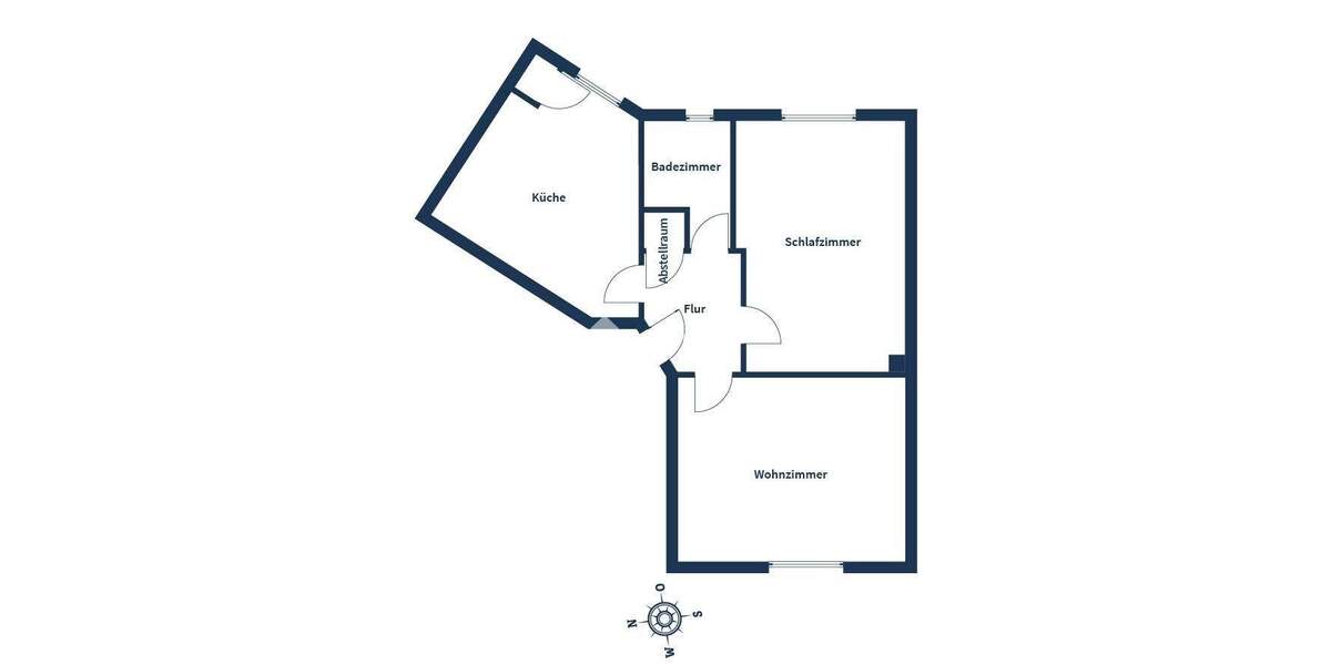 Etagenwohnung Recklinghausen Ost - 2 Zimmer, 65 m&sup2;, 110.000&euro; | Angebot:25677824