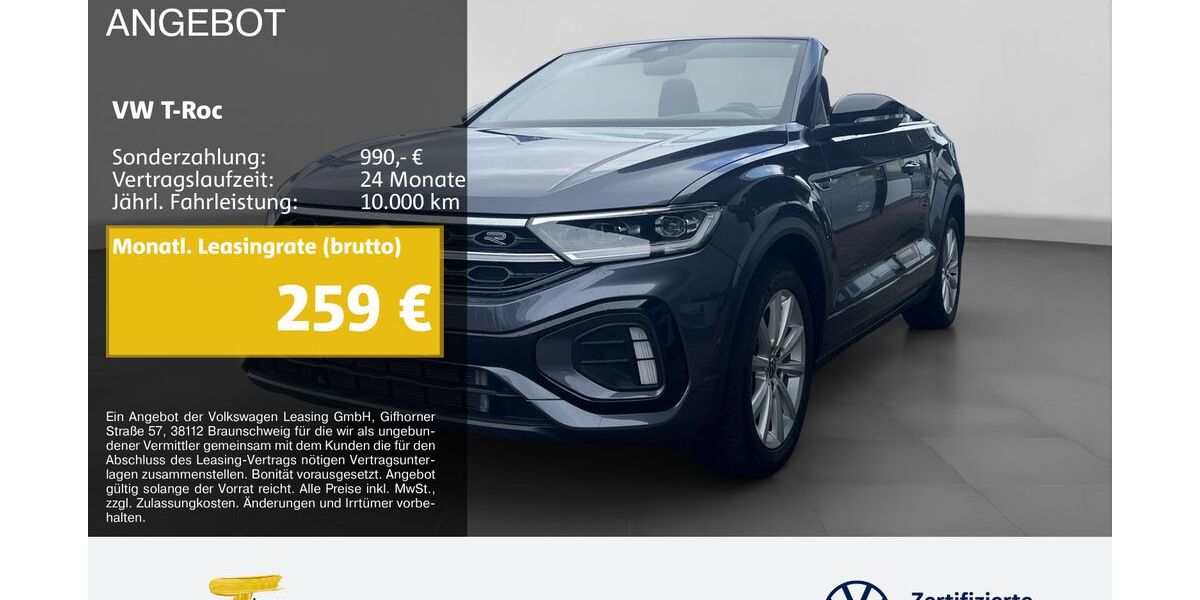 VW T-Roc 22.301 km 30.960 &euro; Marl 45770