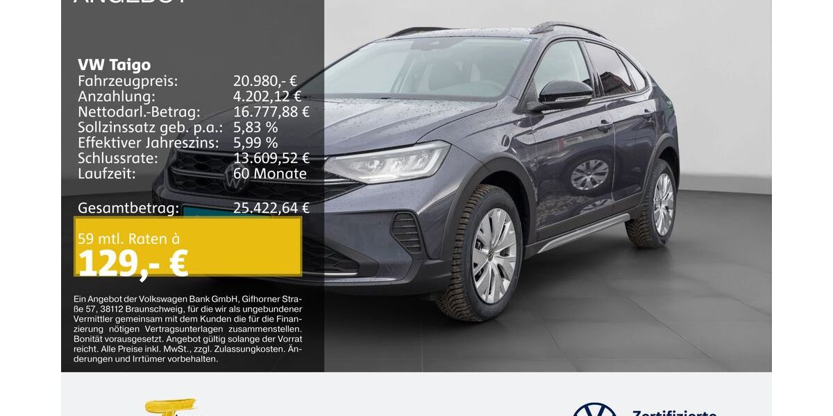 VW Taigo 12.265 km 20.680 &euro; Oberhausen 46047