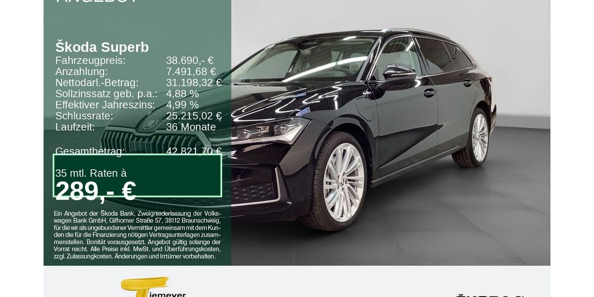 Skoda Superb 30.732 km 38.690 &euro; Bochum 44809