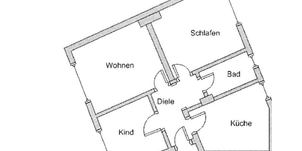 Erdgeschoßwohnung Essen Stadtbezirk III - 3 Zimmer, 67 m&sup2;, 800&euro; | Angebot:25987233