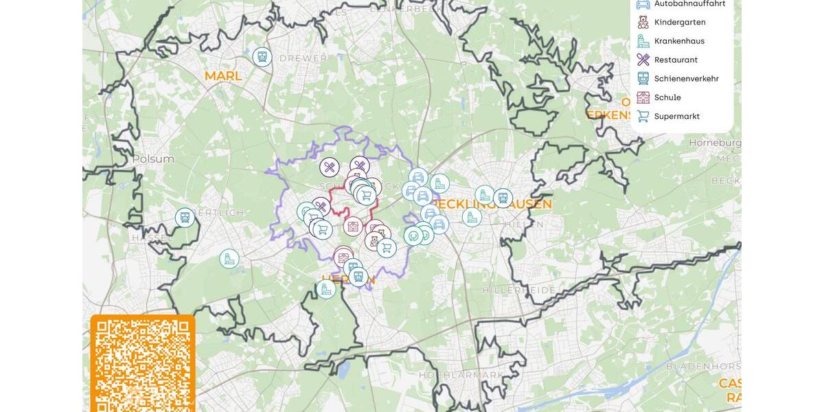 Etagenwohnung Herten Bertlich - 4 Zimmer, 94 m&sup2;, 800&euro; | Angebot:25868081