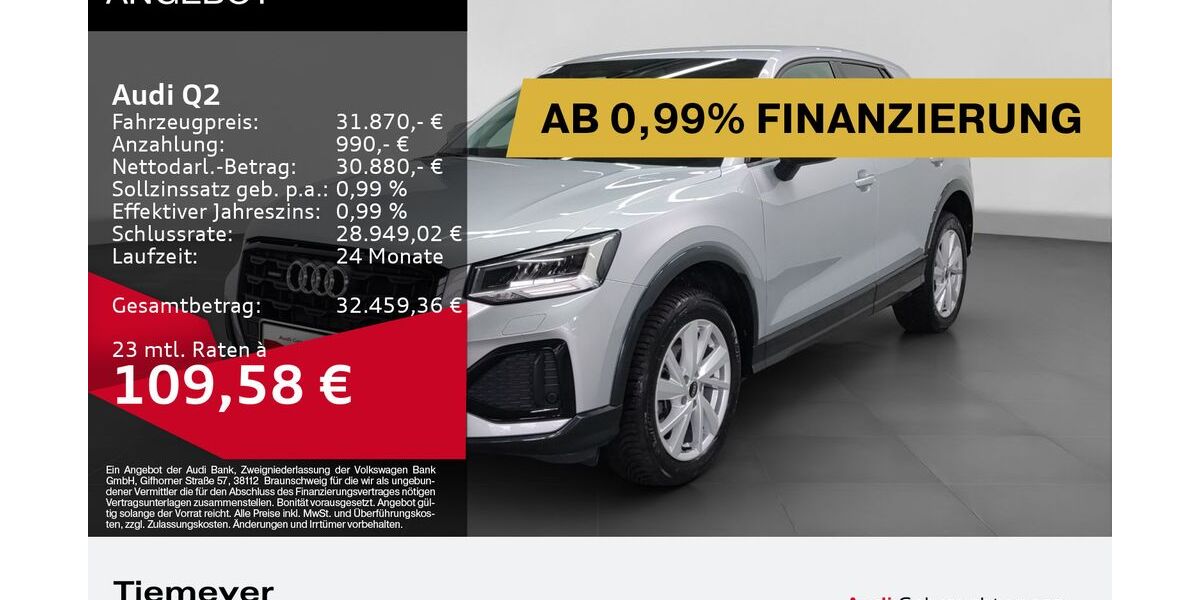 Audi Q2 10.962 km 29.430 &euro; Bochum 44809