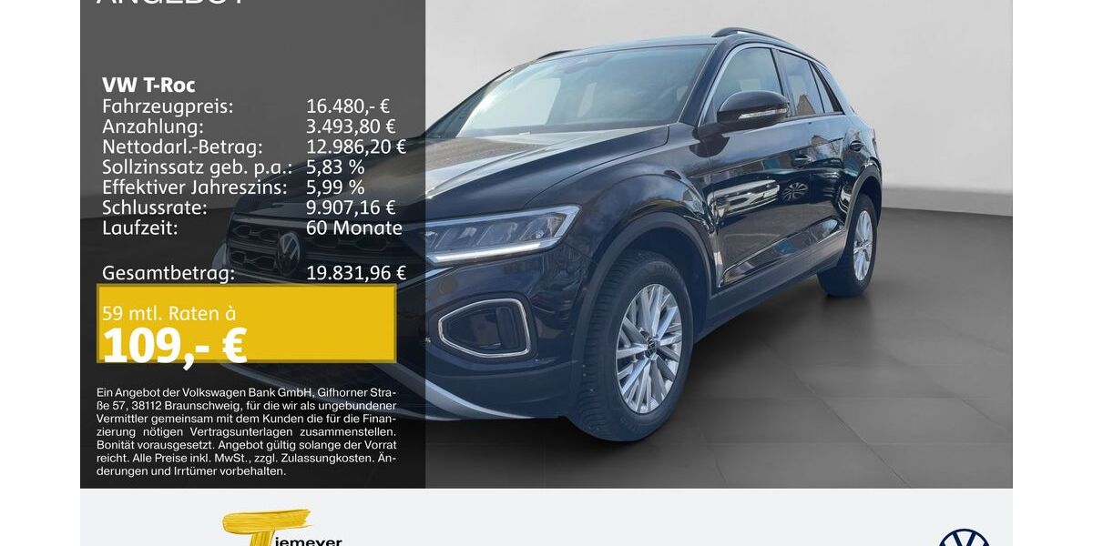 VW T-Roc 56.231 km 16.480 &euro; Duisburg 47059