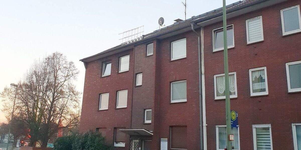 Etagenwohnung Duisburg Fahrn - 3 Zimmer, 75 m&sup2;, 500&euro; | Angebot:25899325