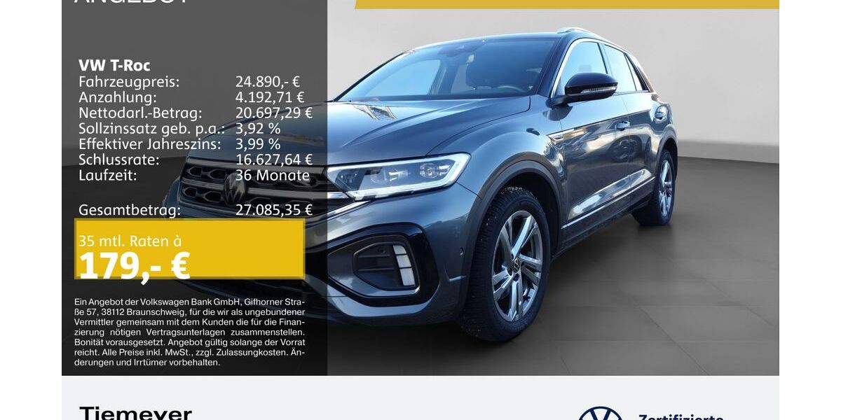 VW T-Roc 71.322 km 24.890 &euro; Bochum 44892