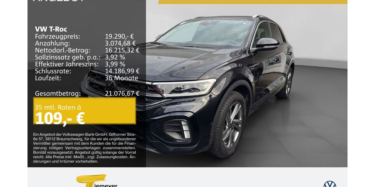 VW T-Roc 60.521 km 19.290 &euro; Recklinghausen 45663