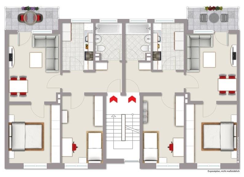 Mehrfamilienhaus, Wohnhaus Wesel - 18 Zimmer, 360 m&sup2;, 780.000&euro; | Angebot:9083012