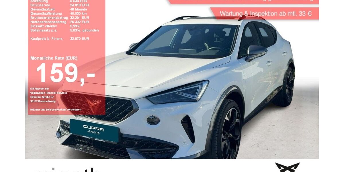 Cupra Formentor 32.390 km 32.120 &euro; Moers-Hülsdonk 47441