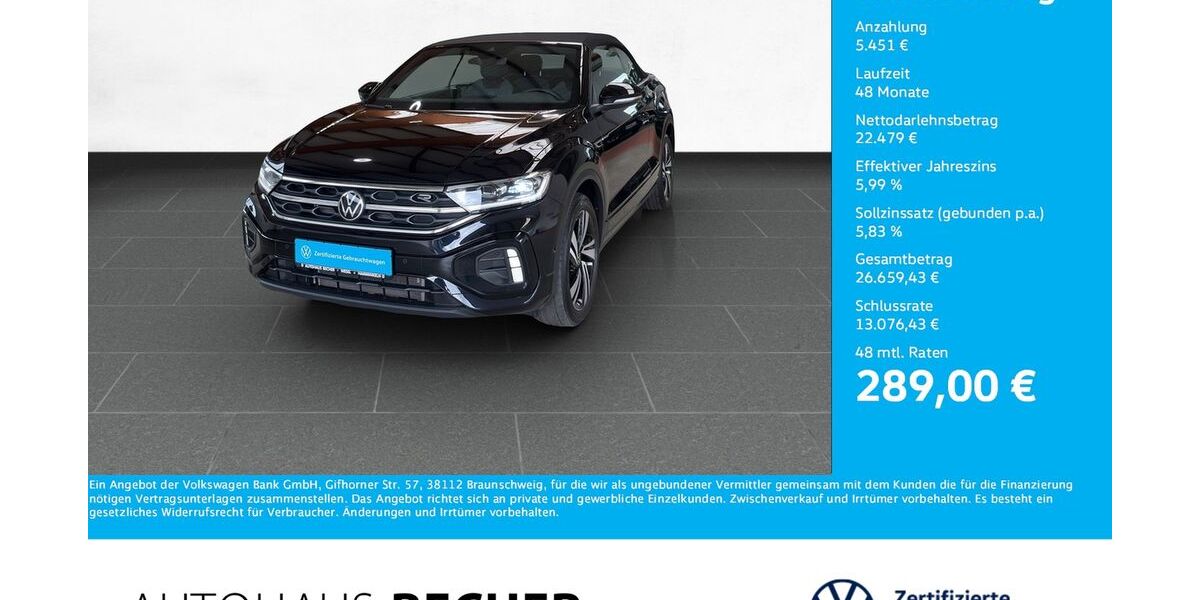 VW T-Roc 33.661 km 27.930 &euro; Wesel 46485