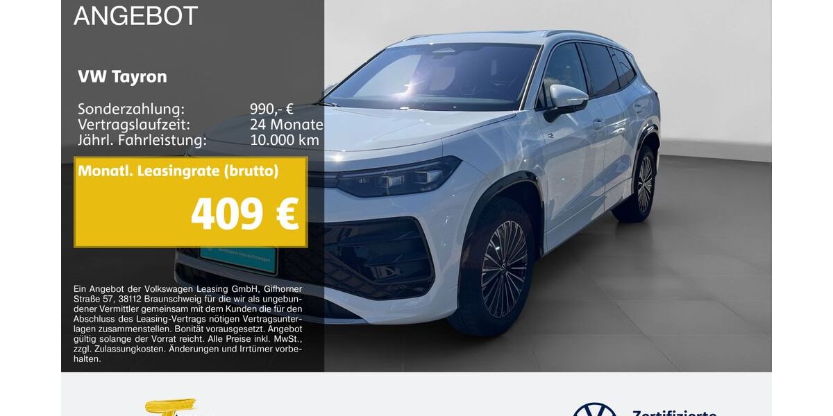 VW Tayron 32.895 km 46.390 &euro; Dorsten 46282