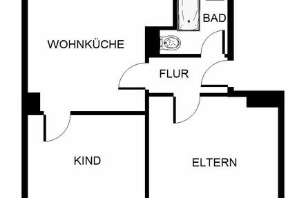 Wohnung Gelsenkirchen Gelsenkirchen-Nord - 2 Zimmer, 46 m&sup2;, 289&euro; | Angebot:19795644