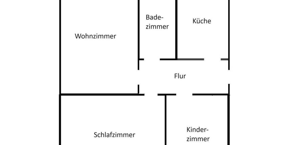 Etagenwohnung Bochum Innenstadt - 3 Zimmer, 58 m&sup2;, 625&euro; | Angebot:26015302