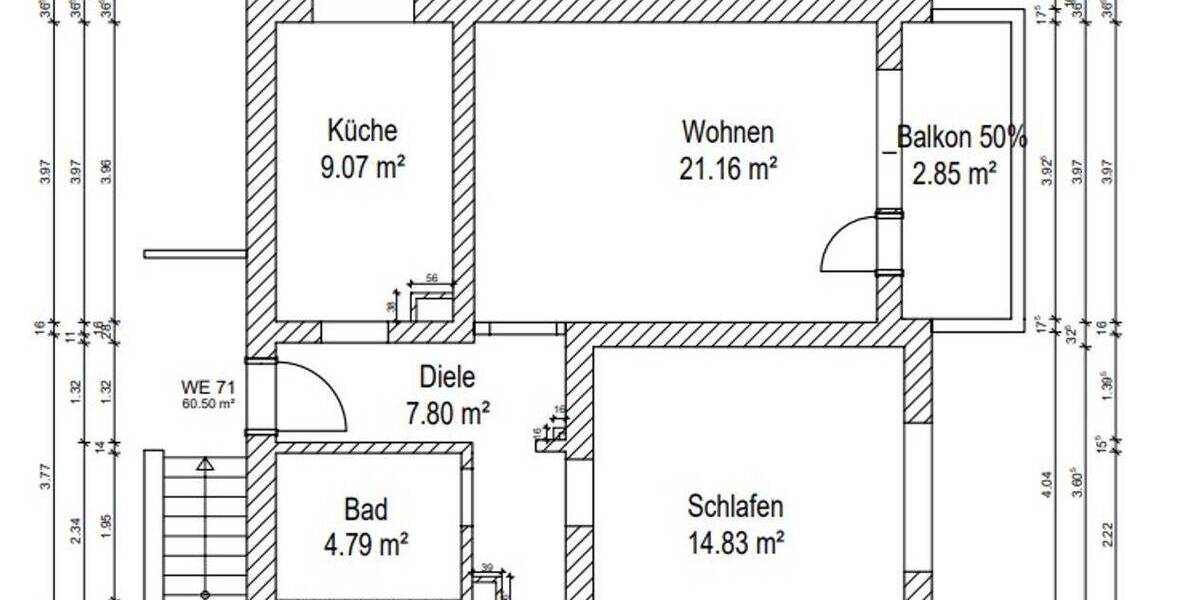 Etagenwohnung Duisburg Aldenrade - 2 Zimmer, 244 m&sup2;, 480.000&euro; | Angebot:26107579