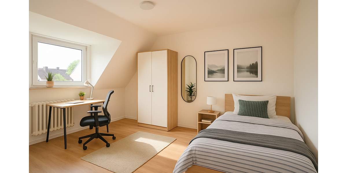 Etagenwohnung Essen Stadtbezirk VII - 1 Zimmer, 15 m&sup2;, 435&euro; | Angebot:26857477