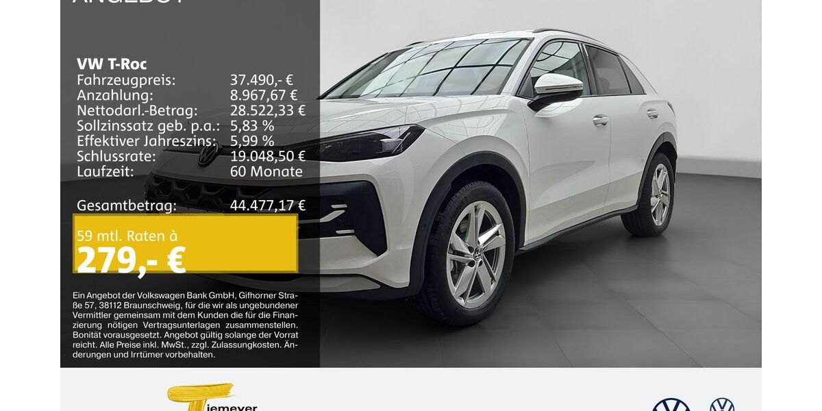 VW T-Roc 7.999 km 35.555 &euro; Gelsenkirchen 45888