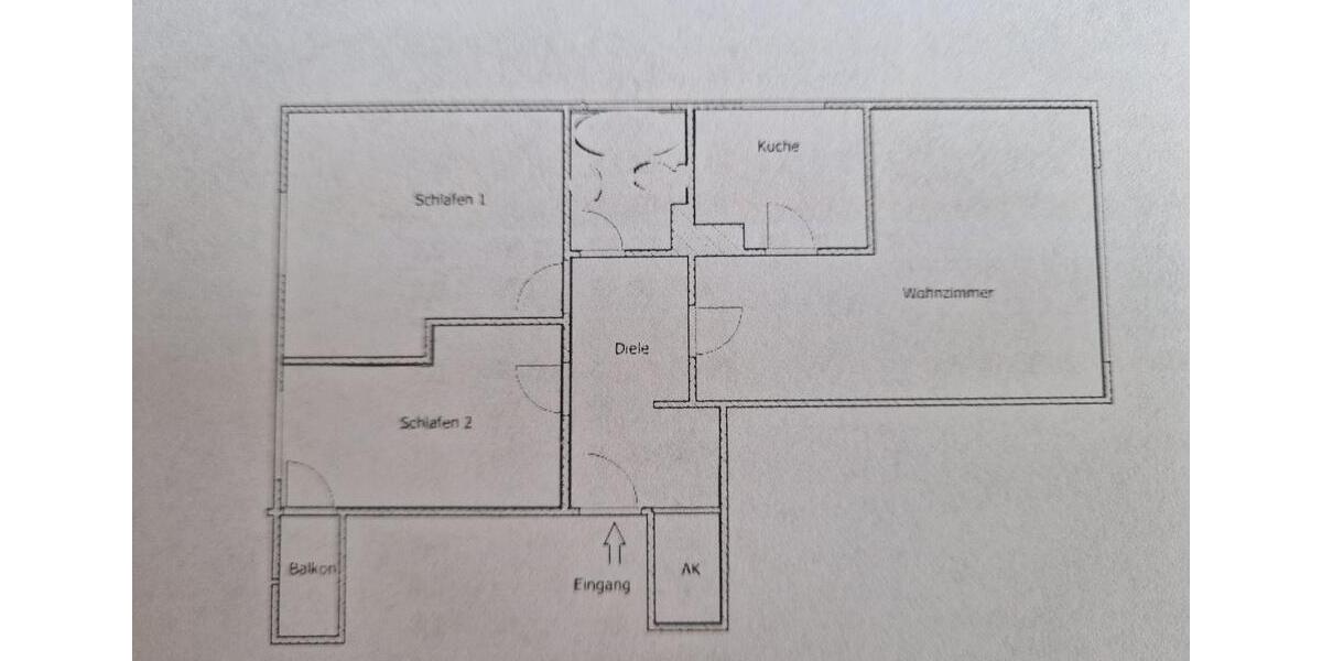 Etagenwohnung Marl Alt-Marl - 3 Zimmer, 62 m&sup2;, 467&euro; | Angebot:24774603