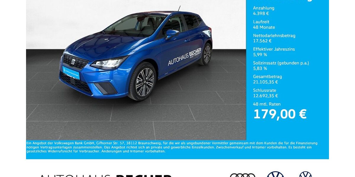 Seat Ibiza 11.500 km 21.960 &euro; Wesel 46485
