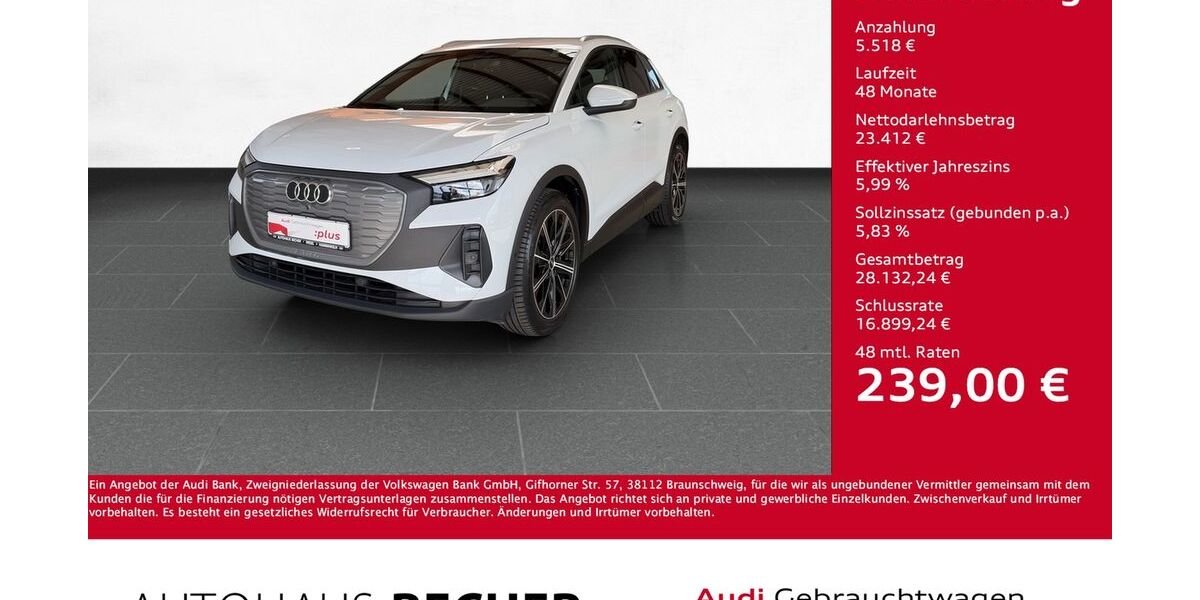 Audi Q4 e-tron 67.394 km 28.930 &euro; Wesel 46485