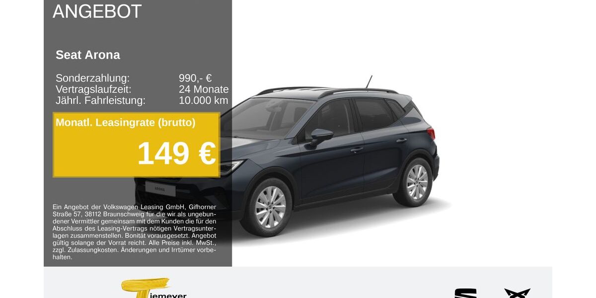 Seat Arona 24.061 km 21.860 &euro; Bochum 44809