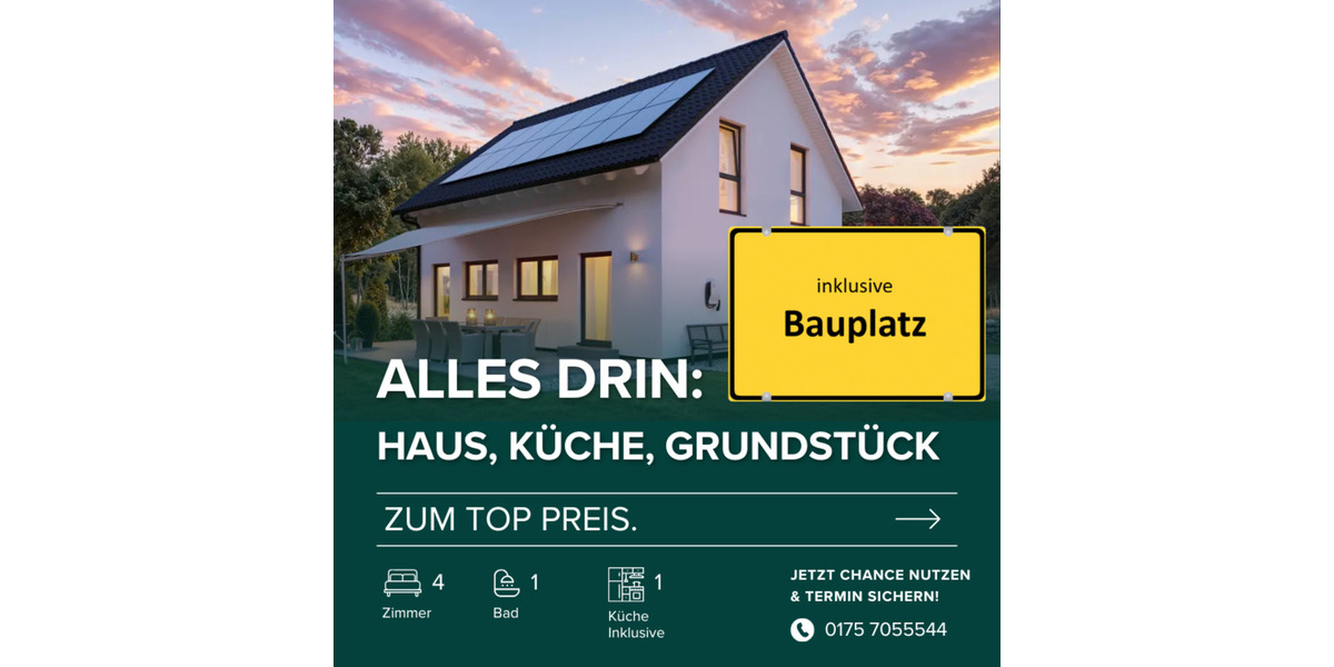 Einfamilienhaus Duisburg Fahrn - 4 Zimmer, 140 m&sup2;, 424.100&euro; | Angebot:25675514