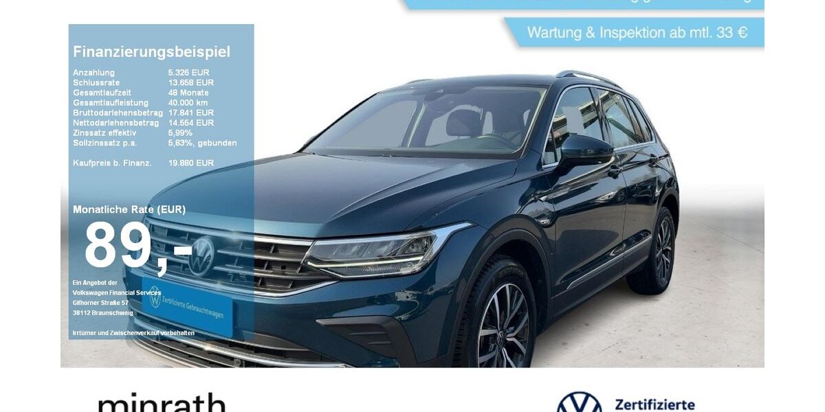 VW Tiguan 121.171 km 19.850 &euro; Moers 47441