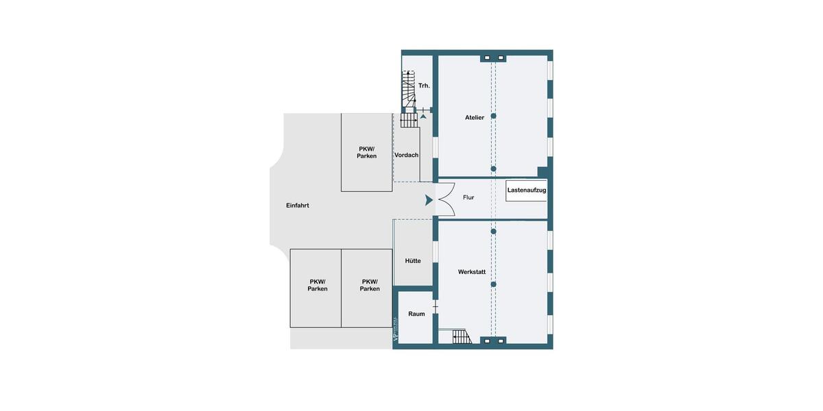 Loft - Studio - Atelier Essen Stadtkern - 1 Zimmer, 193 m&sup2;, 1.444&euro; | Angebot:26563506