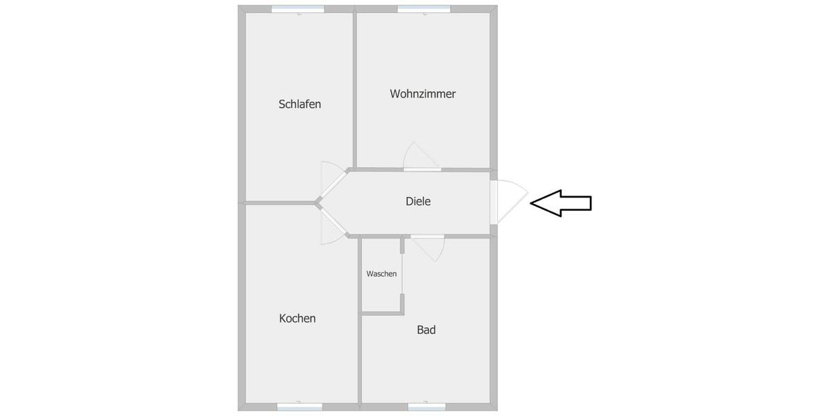 Etagenwohnung Essen Stadtbezirk VIII - 2 Zimmer, 70 m&sup2;, 578&euro; | Angebot:22933770