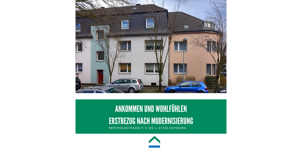 Etagenwohnung Duisburg Rheinhausen - 3.5 Zimmer, 77 m&sup2;, 670&euro; | Angebot:26016556