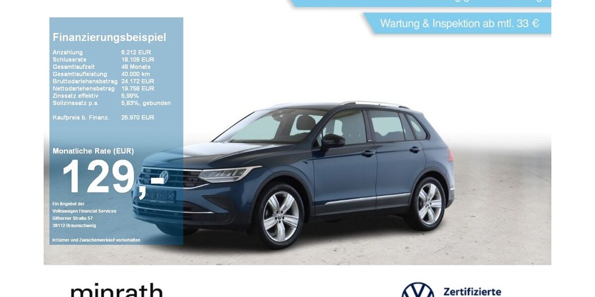 VW Tiguan 111.709 km 25.470 &euro; Moers 47441