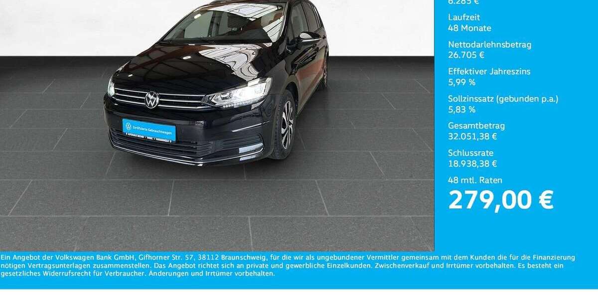 VW Touran 30.035 km 32.990 &euro; Wesel 46485