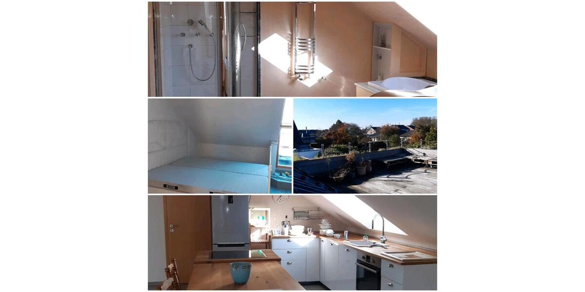 Dachgeschoßwohnung Bottrop Feldhausen - 2 Zimmer, 56 m&sup2;, 900&euro; | Angebot:25806788