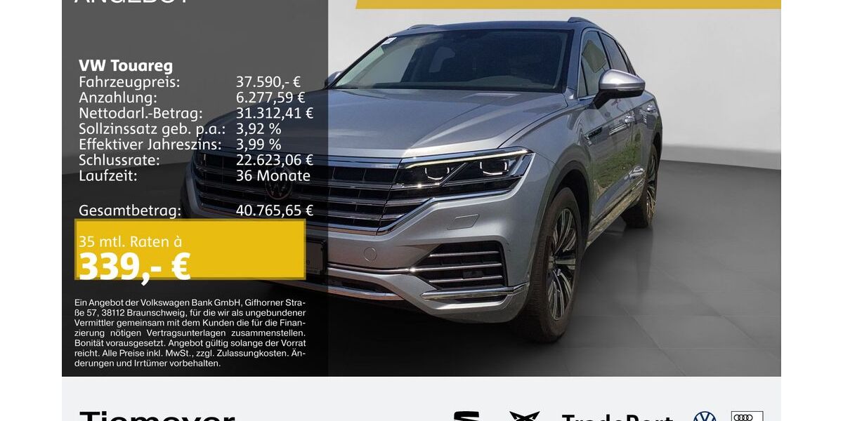 VW Touareg 136.754 km 35.890 &euro; Recklinghausen 45663