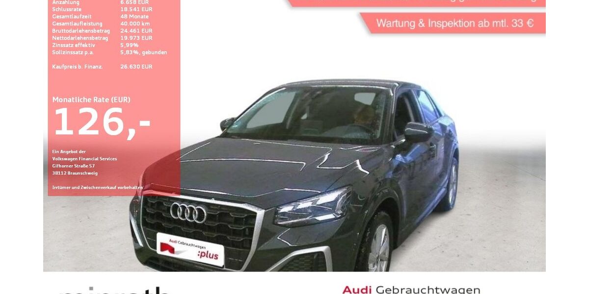 Audi Q2 4.370 km 26.130 &euro; Moers-Hülsdonk 47441